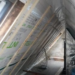 Dachstuhl während Isolierungsprozess - Dachdecker Projekte - Dachdeckermeister Limpke